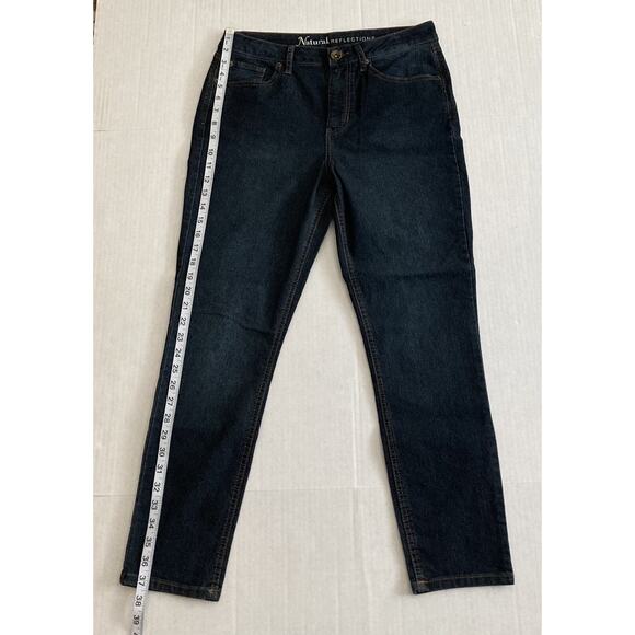 Womens Bass Pro Shop Natural Reflections Denim Blue Jean Straight Leg 12P EUC - Picture 11 of 11
